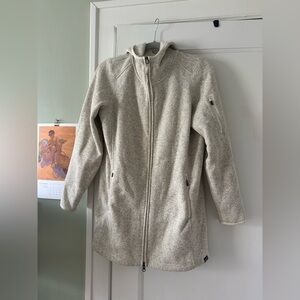 LL Bean sweater fleece coat